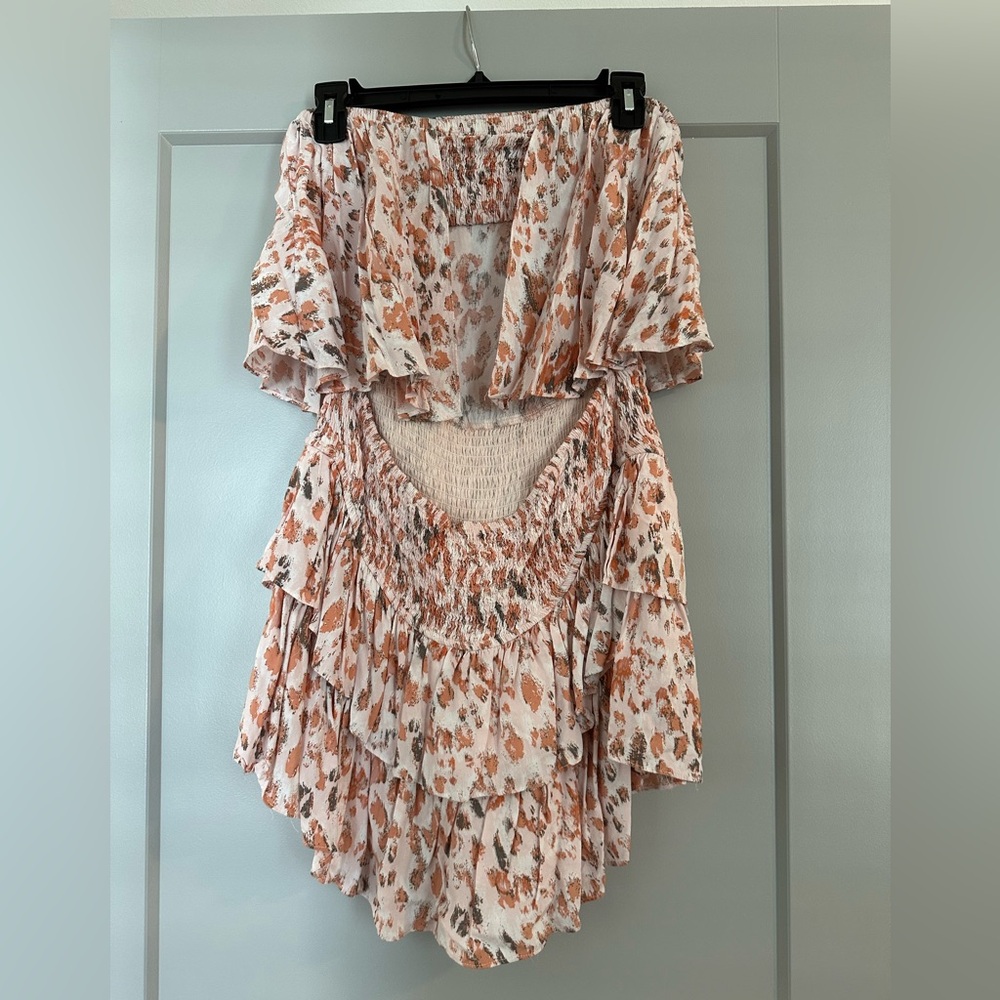 Pattern Strapless Romper - Picture 2 of 2